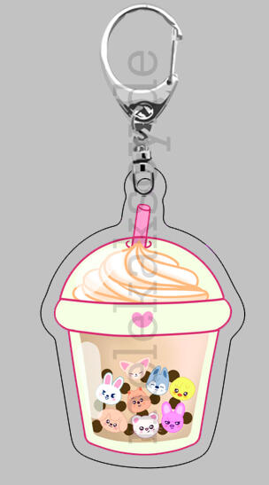Bubble Tea Schlüsselanhänger Design
