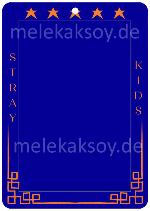 Stray Kids Five Star Photocard Holder Design Front