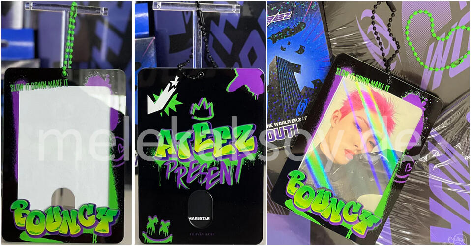 ATEEZ Bouncy Photocard Holder Final Product