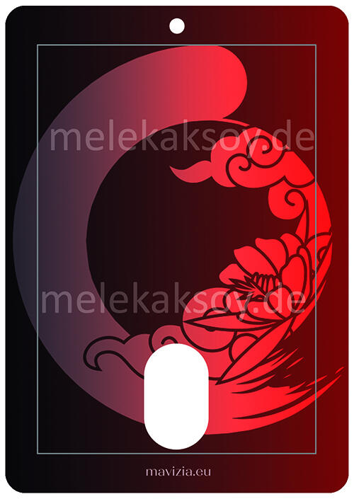 Oneus Blood Moon Photocard Holder Design Back